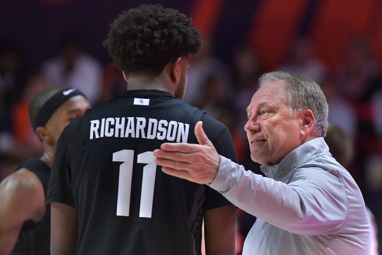 NCAA Basketball: Michigan State at Illinois