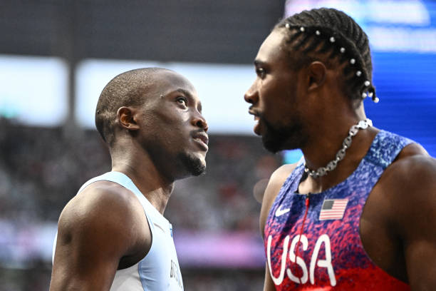 Letsile Tebogo and Noah Lyles
