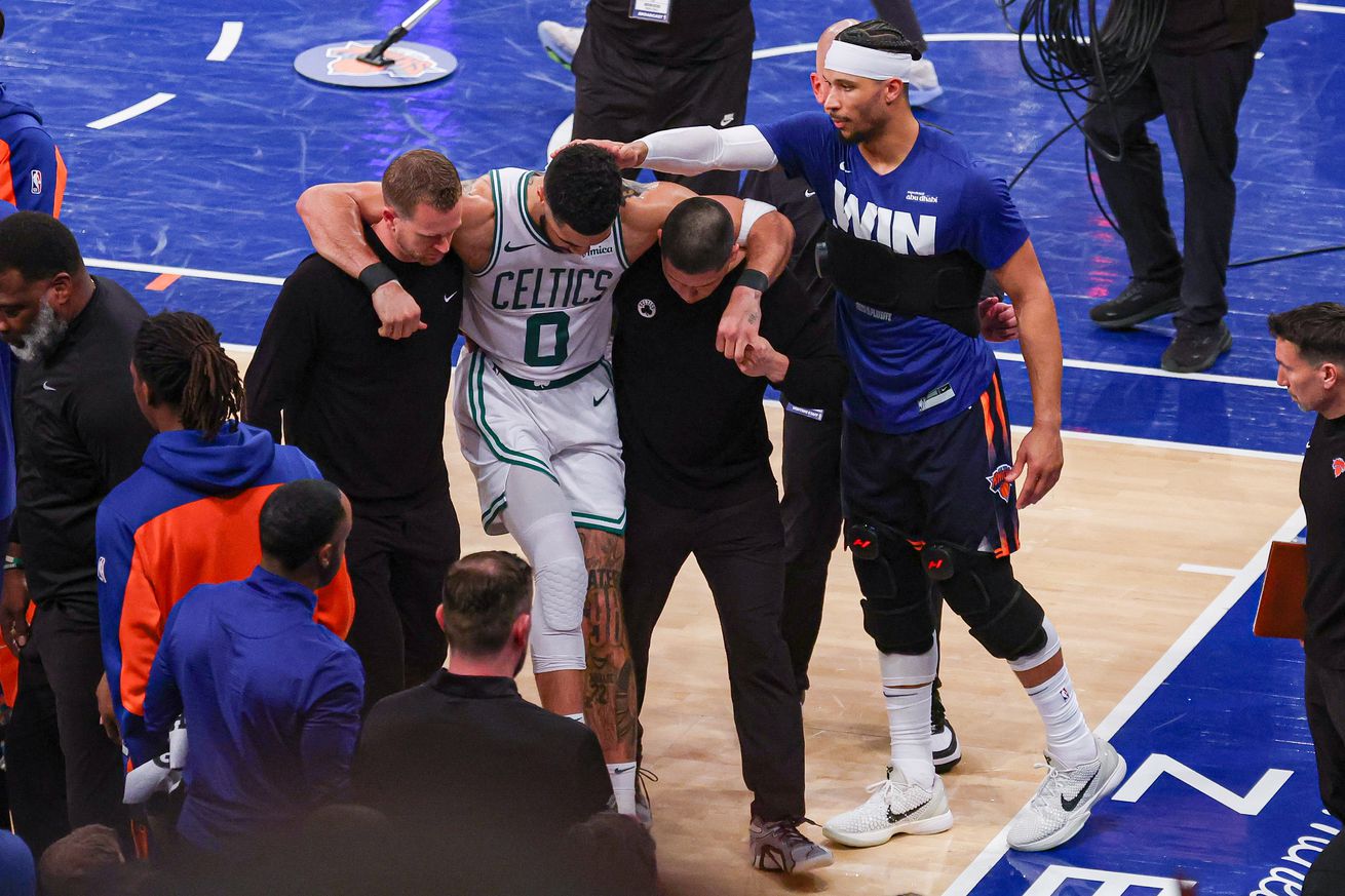 NBA: Playoffs-Boston Celtics at New York Knicks