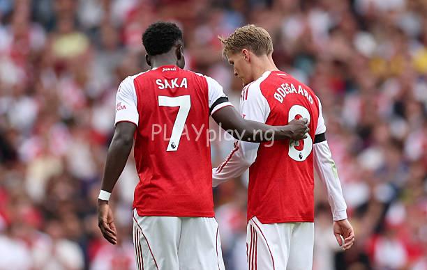 Bukayo Saka, Martin Odegaard, Arsenal