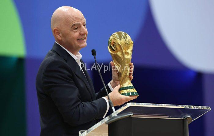 2026 FIFA World Cup Trophy, 2026 FIFA World Cup, FIFA, Giannis Infantino